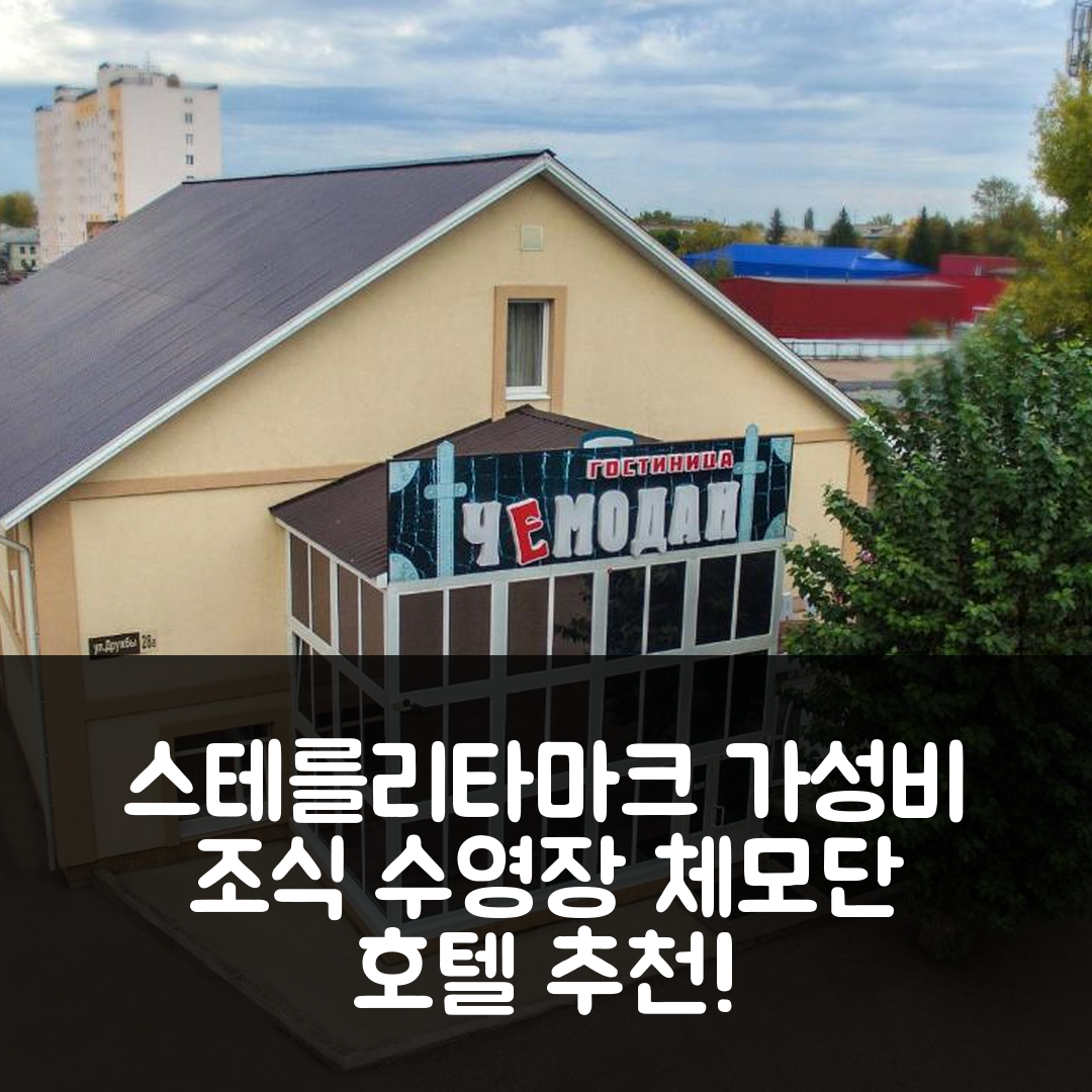 스테를리타마크 숙소 여행 호텔 추천 인 체모단 호텔 | 가성비 최고의 조식과 수영장 정보 7가지