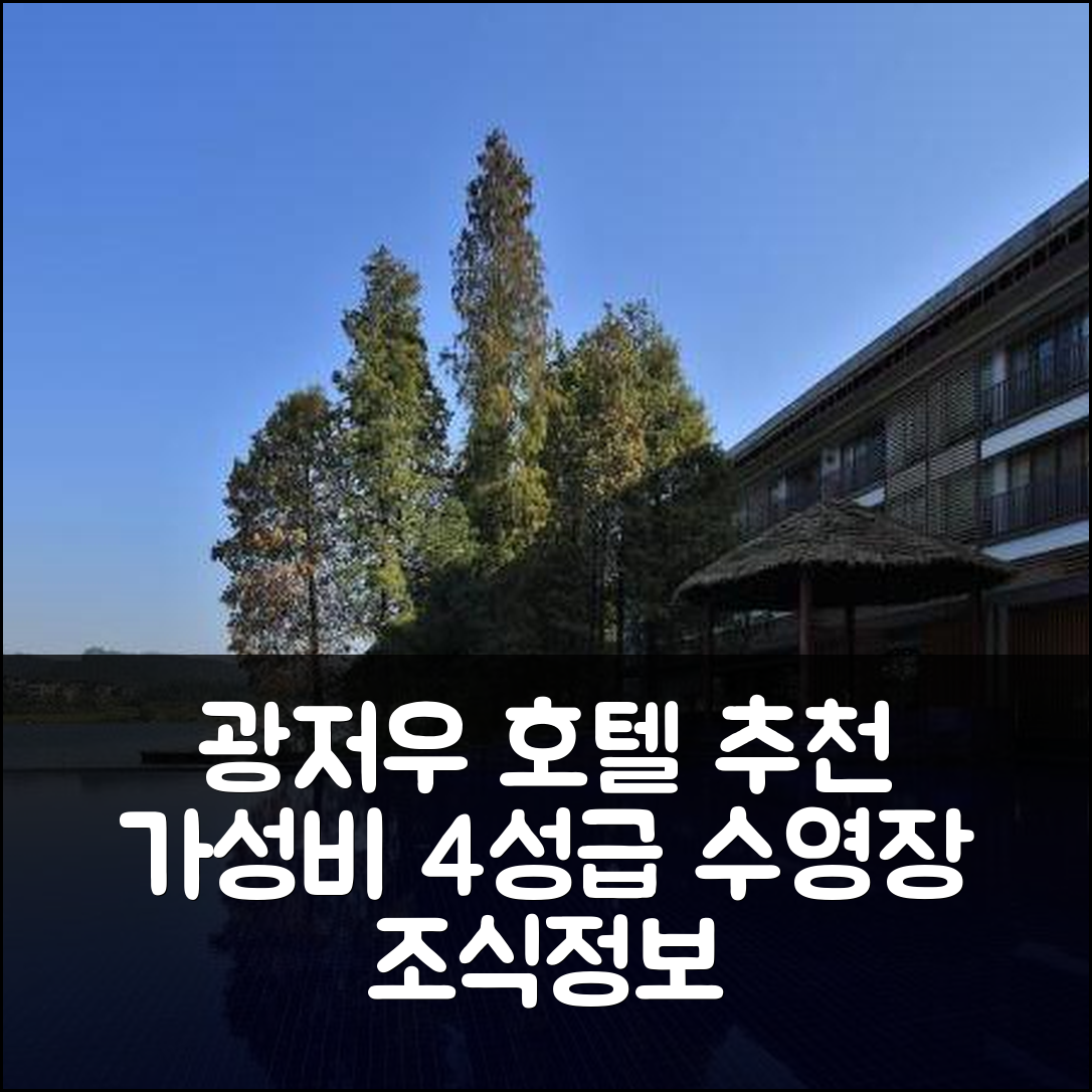 광저우 숙소 여행 호텔 추천 바이윤 레이크사이드 호텔 | 가성비 뛰어난 4성급 수영장과 조식 정보 7가지