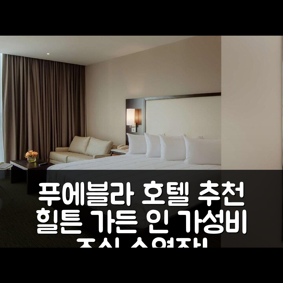푸에블라 숙소 여행 호텔 추천 힐튼 가든 인 푸에블라 앙헬로폴리스 | 가성비 뛰어난 조식과 수영장 정보 7가지