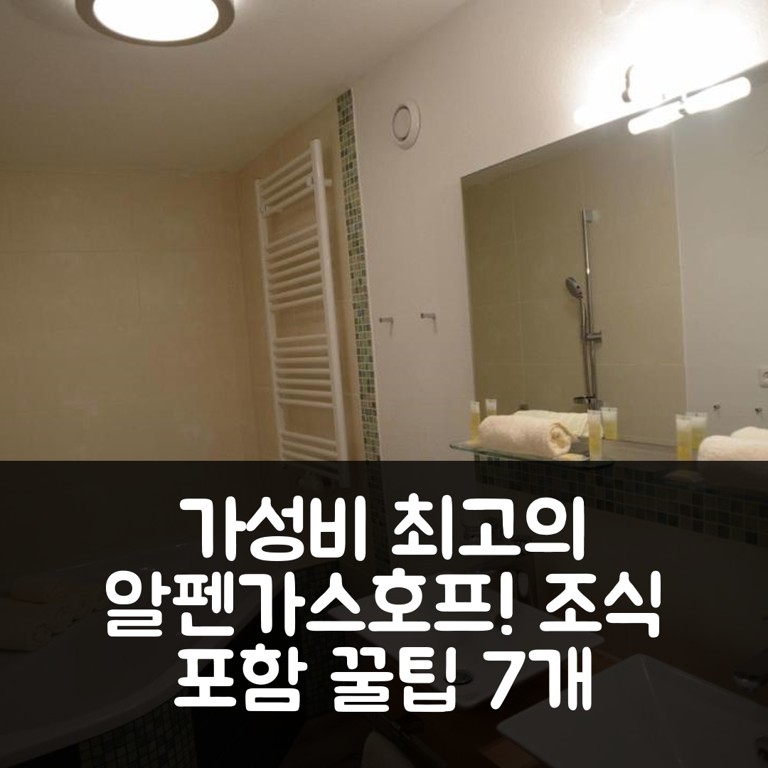 슈아트왈드 숙소 여행 호텔 추천 알펜가스호프 쥬르 포스트 | 조식과 가성비 뛰어난 위치 및 예약 팁 7가지